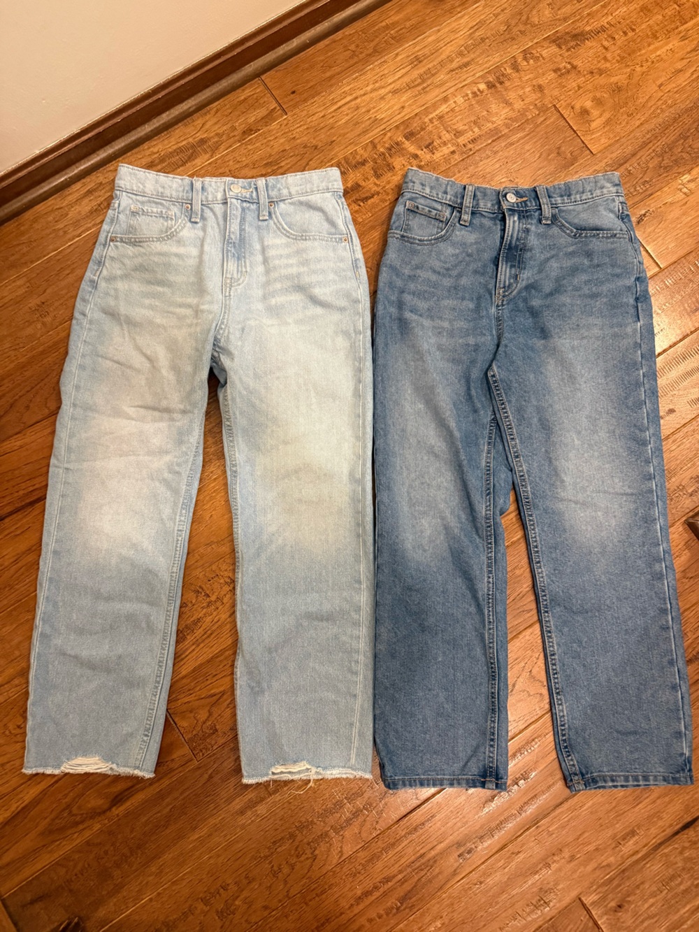 Old navy high rise slouchy straight jeans